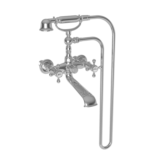 Newport Brass Exposed Tub and Hand Shower Set, 2, Wall, Flat Black 934-56 - main